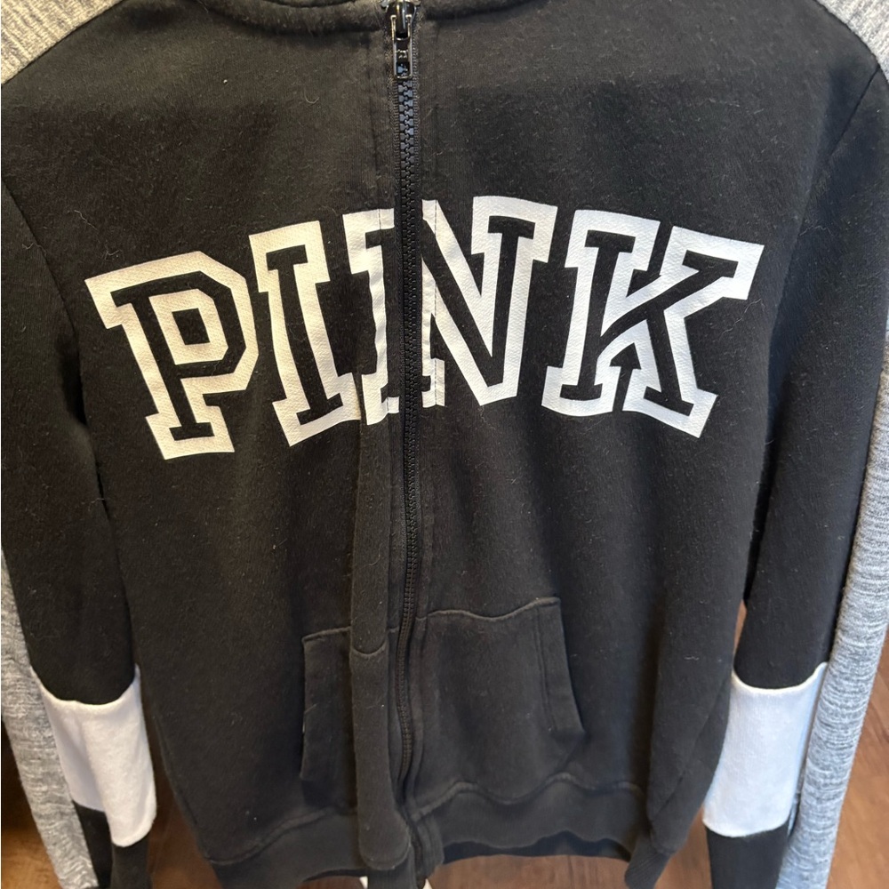 Victoria's Secret PINK Jacket in Black and White